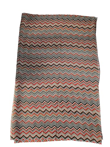 Image of Yash Gallery Women's Poly chiffon Multi chevron Printed Dupatta for Women's and Girls