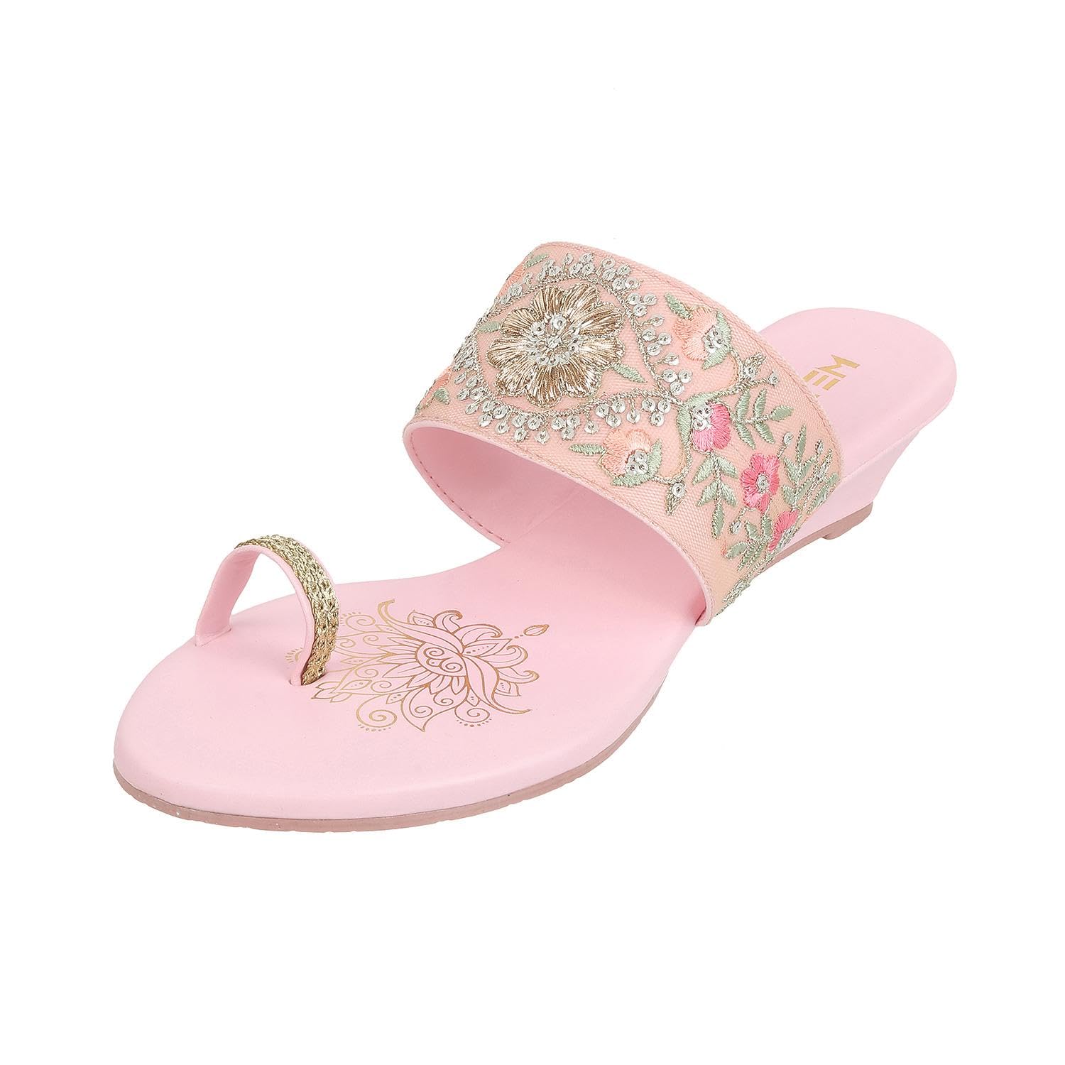 Metro Women Pink Ethnic Wedge Heel Sandal UK/7 EU/40 (32-581) (B0CPTHJZNC) Amazon Price History, Amazon Price Tracker