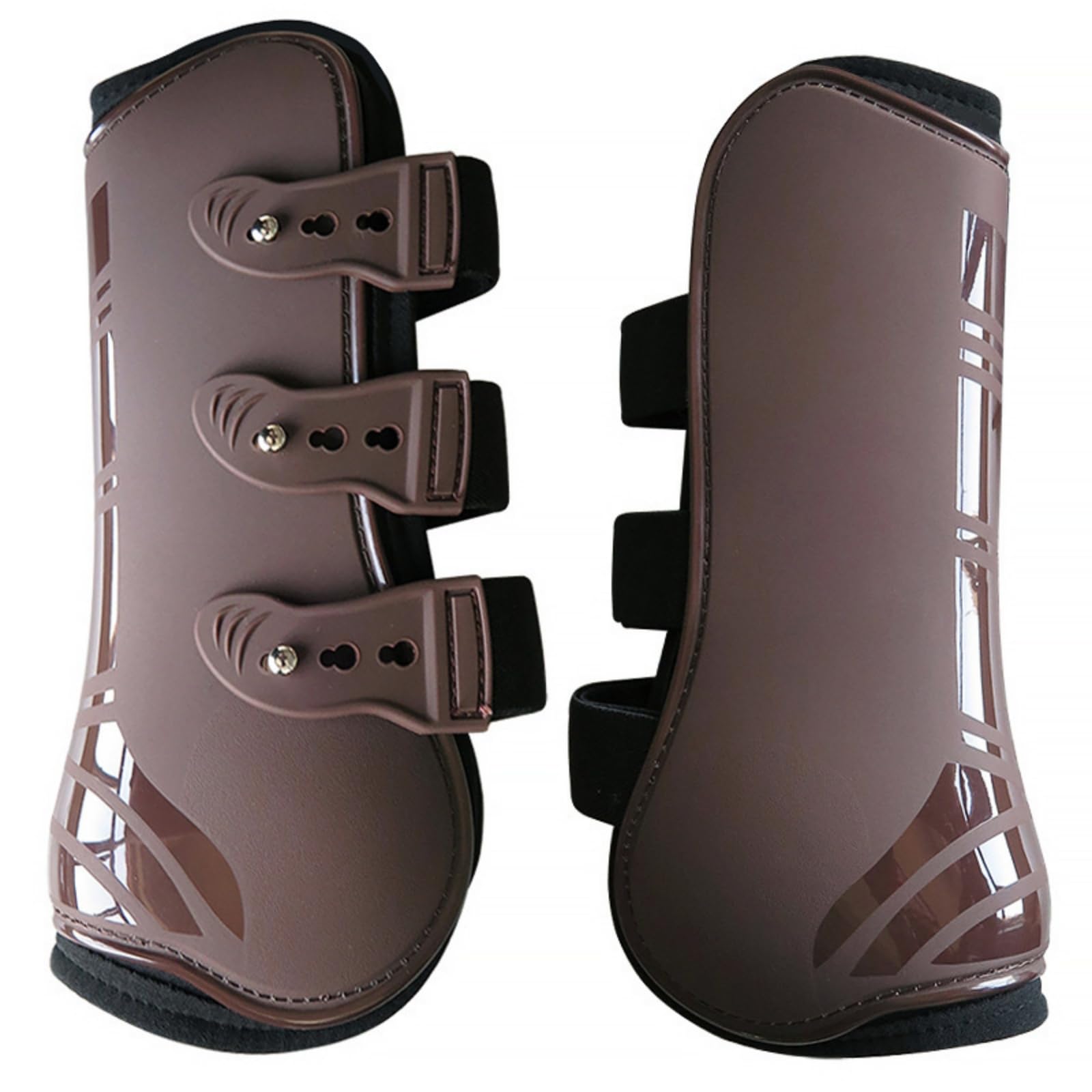 Harilla Protectoras para Caballos Cómodas, Brown, L-Front