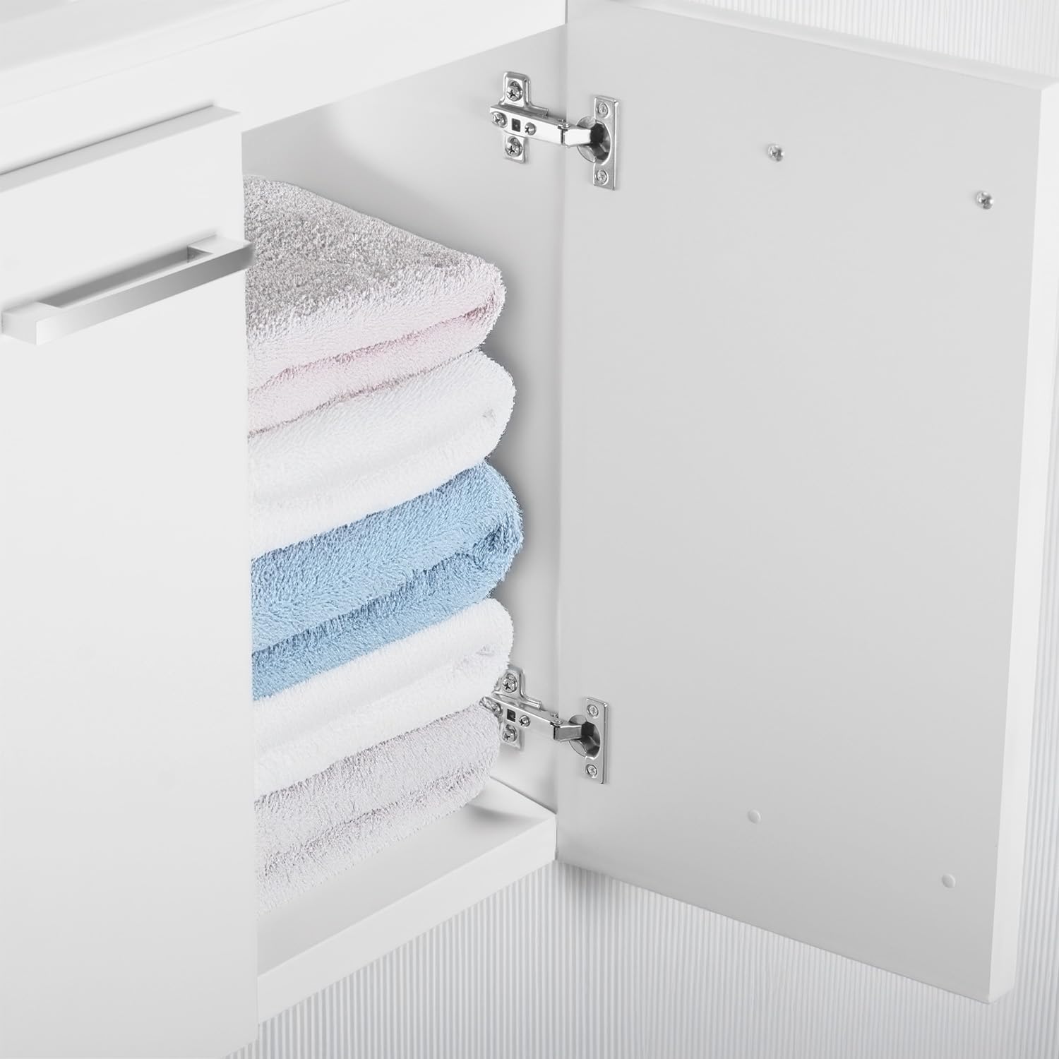 Lavabo avec meuble bas Bilbao - Largeur : 60 cm - Blanc