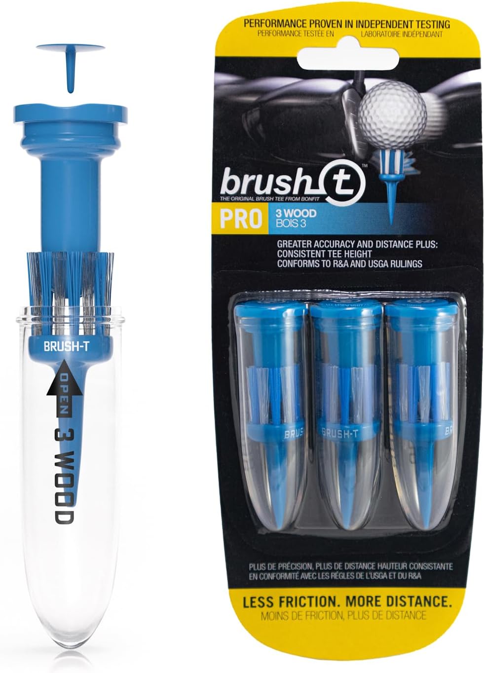 Brush T Pro Flexible Golf Tees