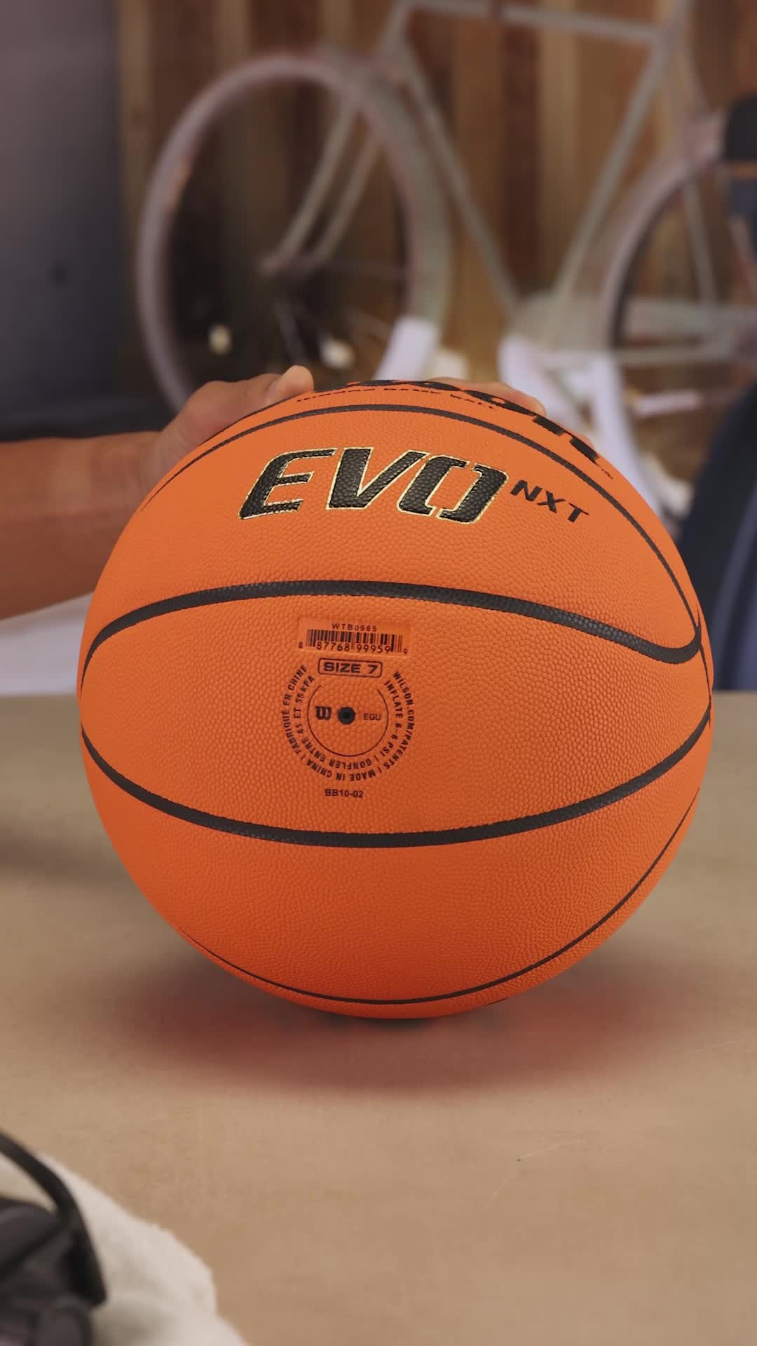 Wilson Pelota de Baloncesto EVO NXT Fiba Game Ball, Cuero