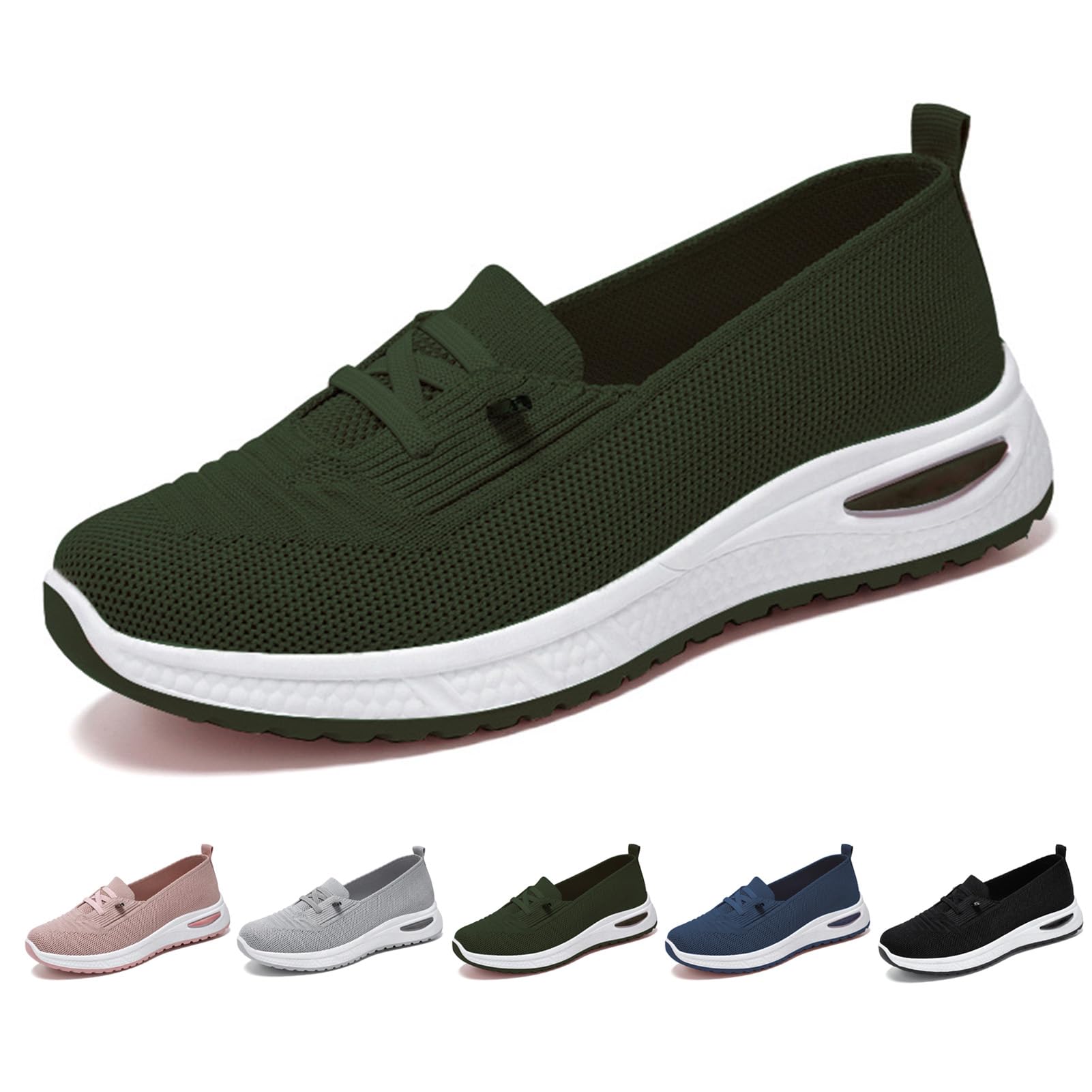 Zapatillas ortopédicas para mujer: alivio y malla transpirable sin cordones