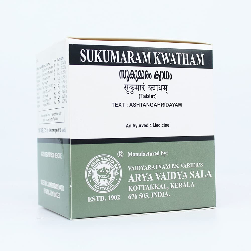 Sukumaram Kwatham (Tablet)-100 Tablets, (Pack Of 1), Of Arya Vaidya Sala Kottakkal (B09C85JKVM) Amazon Price History, Amazon Price Tracker