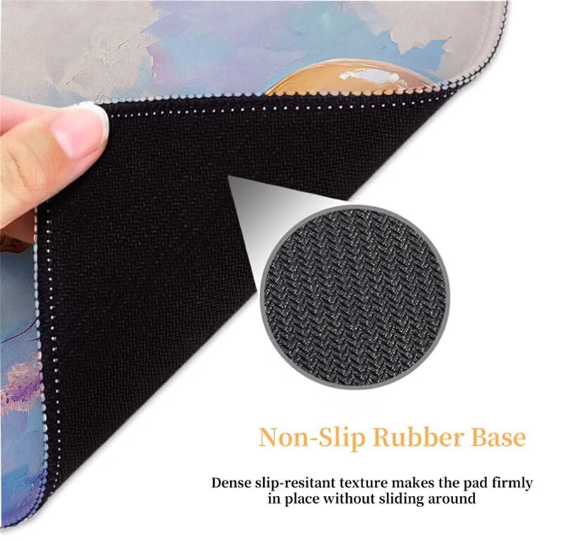 Tapis de souris grand format résistant à l'eau pour éviter les taches - 5