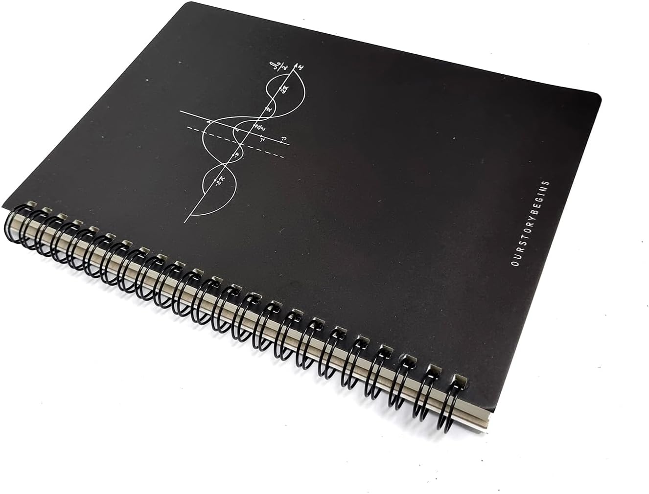 Double coil Spiral Notebook, A5 5.5" x 8.3" 160Pages/ 80Sheets, Tear-off 80GSM College Ruled Paper Thick Hardcover, Small Notepad for Note Taking School Composition Office Meeting