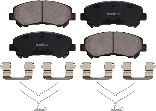 Miniatura 248 de Detroit Axle - Rotores de disco delantero de 10.827 in + pinza de freno lateral del pasajero de repuesto para Toyota RAV4 Prius V Lexus HS250H Scion