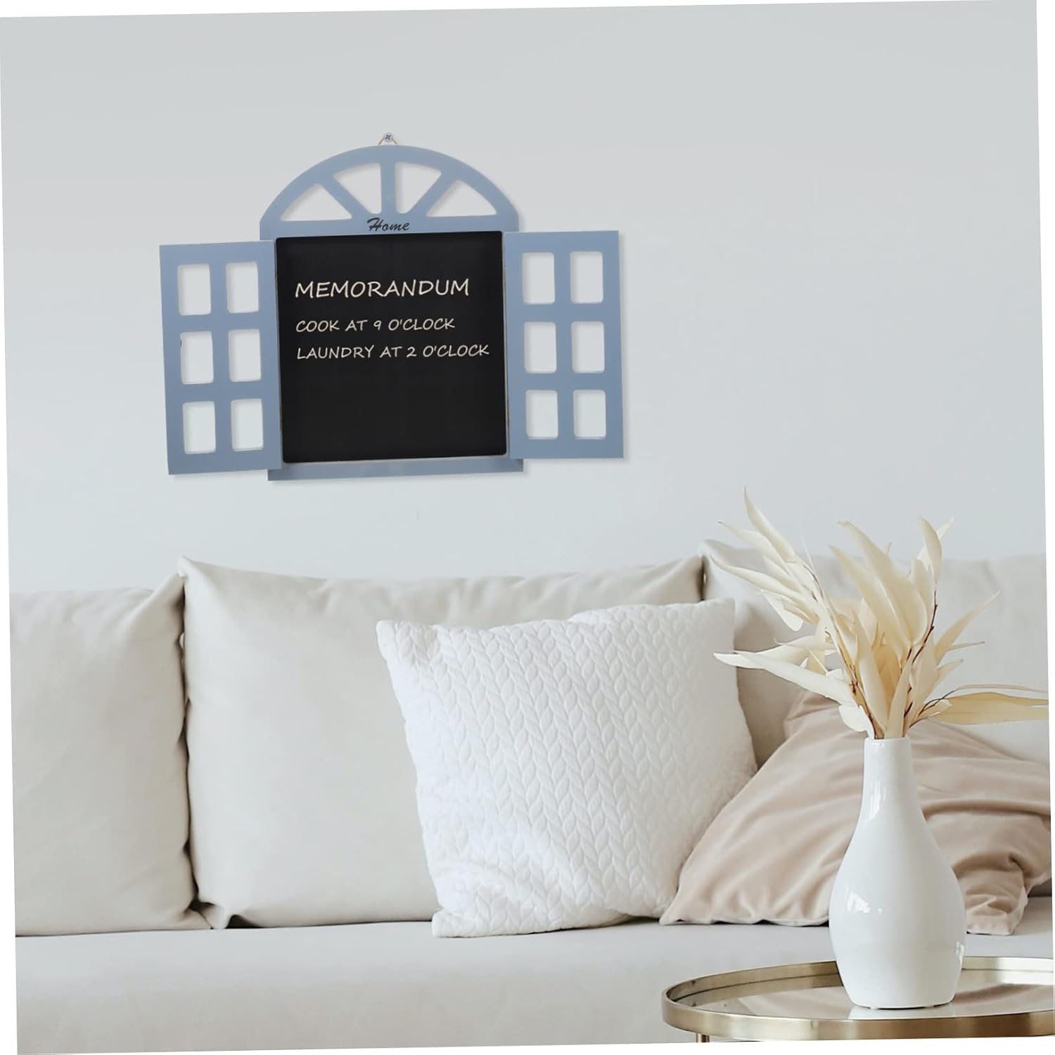 Wooden Hanging Window Chalkboard for Cafes Weddings Xmas Decor