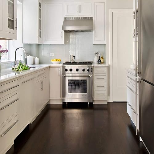 Miniatura 2 de Gobrico Tirador de barra en T para gabinete de cocina, agujero central de 3.780 in, 3-34 pulgadas, herrajes para muebles, cajón, armario, pomo de 6