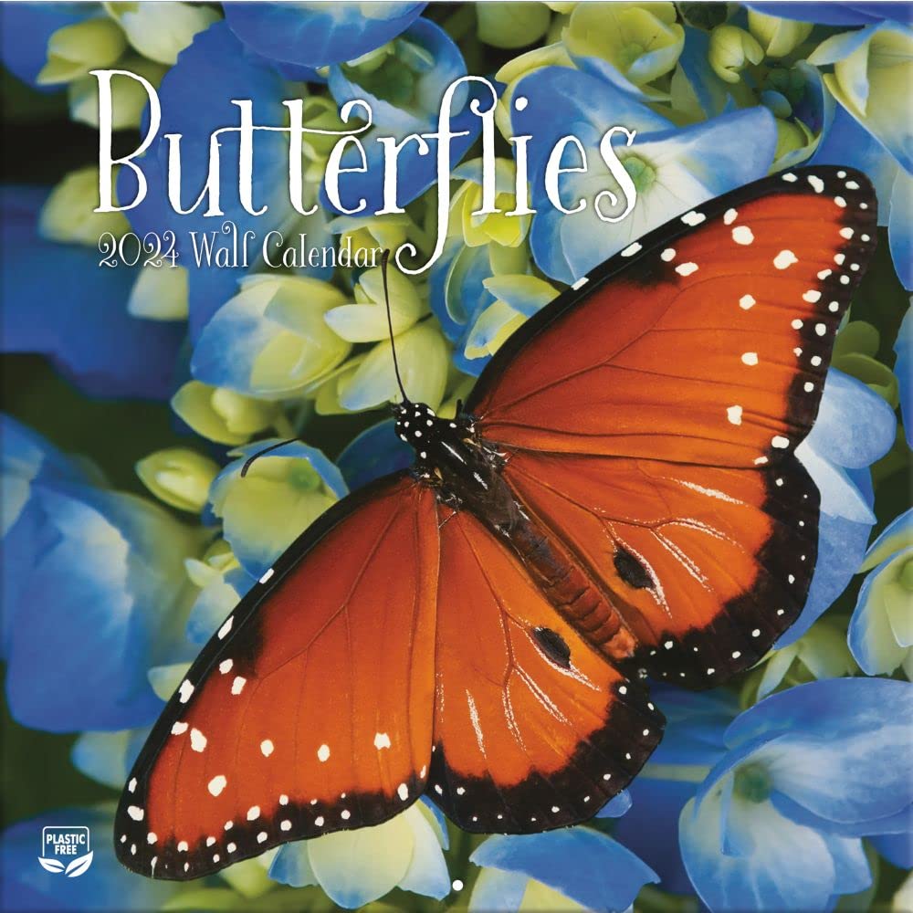 TURNER PHOTOGRAPHIC Butterflies 12X12 Photo Wall Calendar
