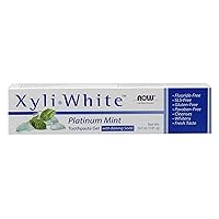 Vista 11 de NOW Solutions, Gel de pasta de dientes Xyliwhite, carbón refrescante con carbón activado, limpia y blanquea, sabor fresco, 6.4 onzas