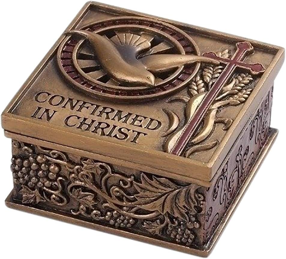 2.75" Confirm Keepsake Box Joseph's Studio -Bronze Finish by Roman by ROMAN INC.