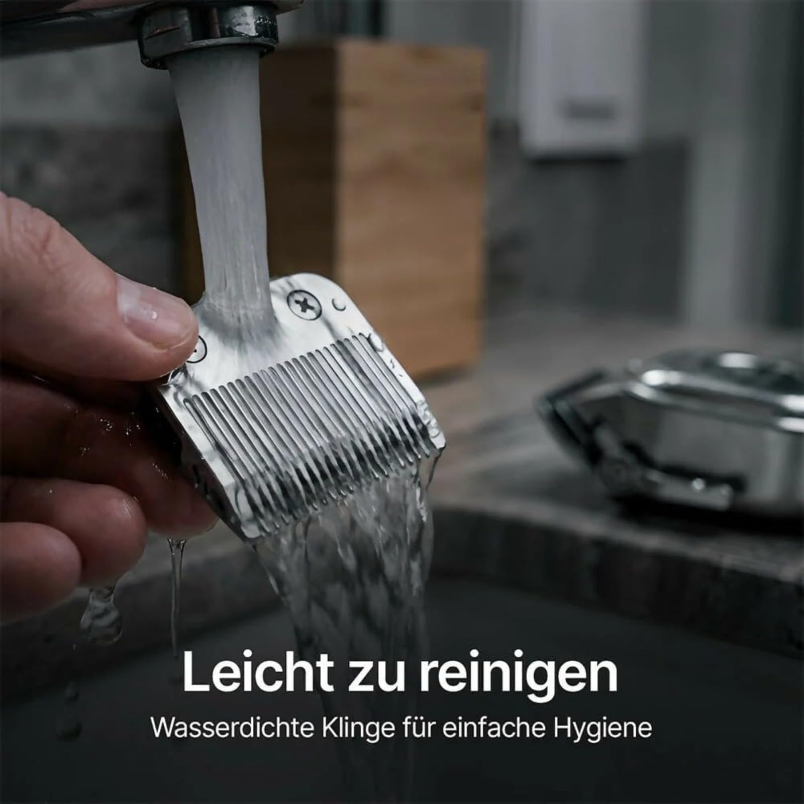 Oryzon ProTrim 2.0 – Präzise Edelstahlklingen und kraftvoller Motor, Haarschneidemaschine, Haarschneider Herren Drahtlos und tragbar(C99-USB)