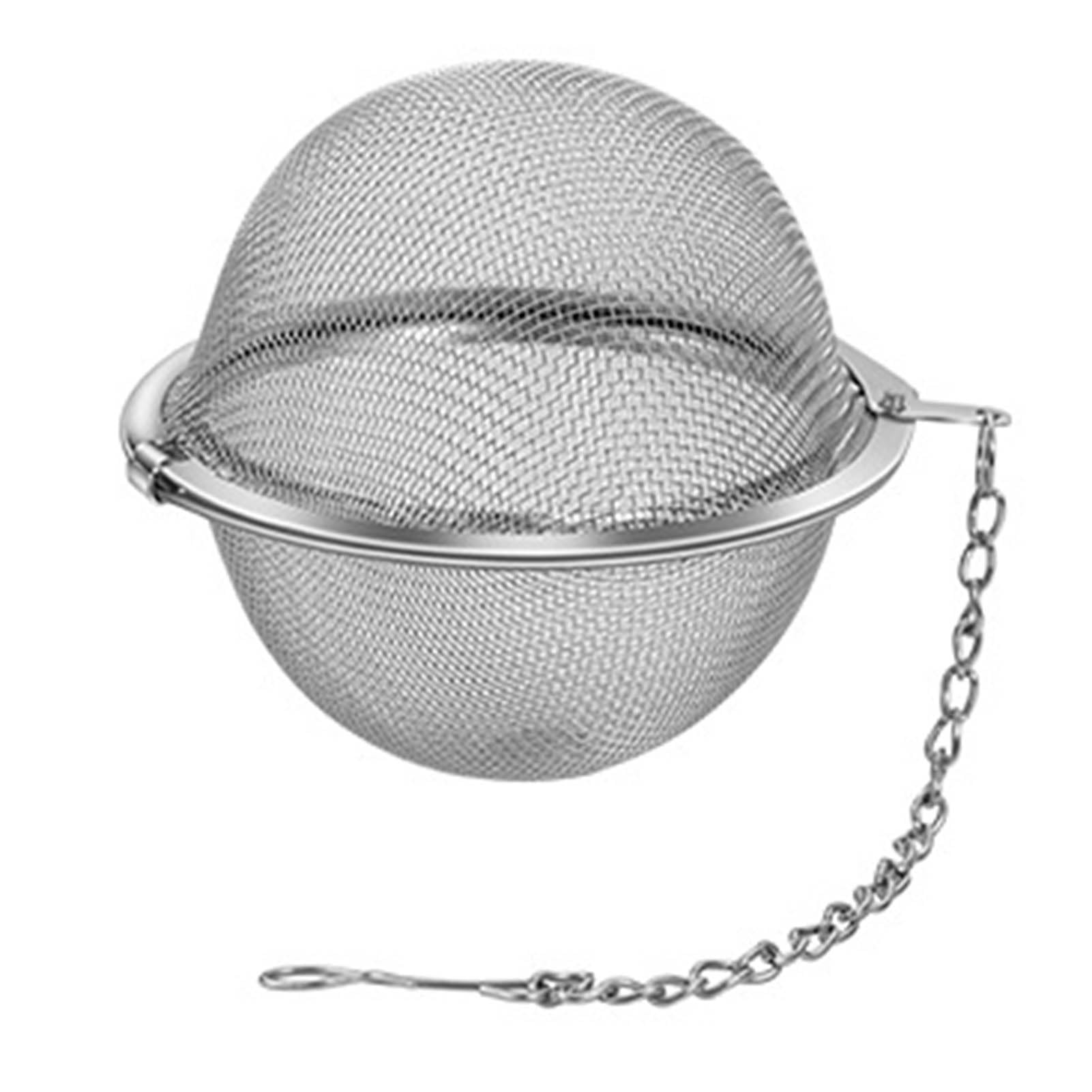 Pofluany Loose Leaf Tea Strainer Tea Infuser Stainless Steel Stainless Steel Tea Infuser Versatile Seasoning Ball For Loose Leaf Tea Spices L