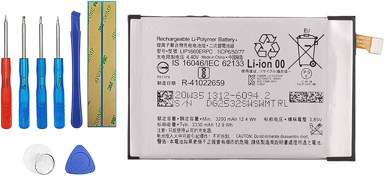 LIP1660ERPC Replacement Battery Compatible with Sony Xperia XZ3 H9436 H8416 H9493 with Toolkit
