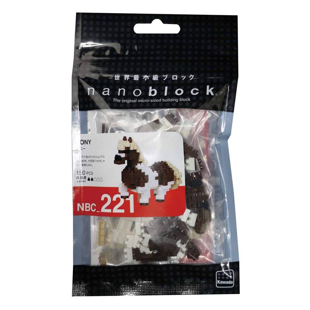 Amazon.co.jp: nanoblock ナノブロック ポニー NBC_221 : おもちゃ