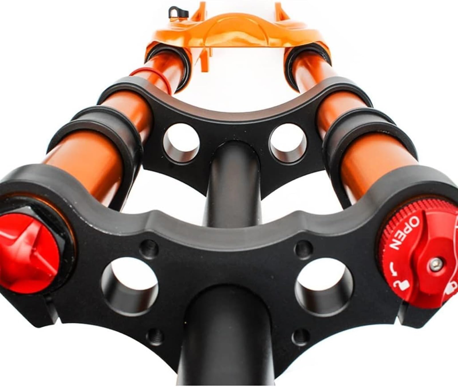 Fourche Avant de VTT ultralégère à Suspension pneumatique DH à Double contrôle d'épaulement et Tube Droit