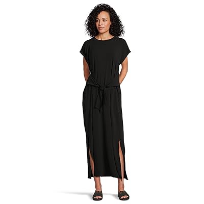 Eileen Fisher Crew Neck Maxi Dress Women