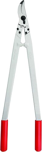 Felco Tijeras de poda (F 21) - Tijeras ergonómicas resistentes de dos manos para setos y extremidades de árbol