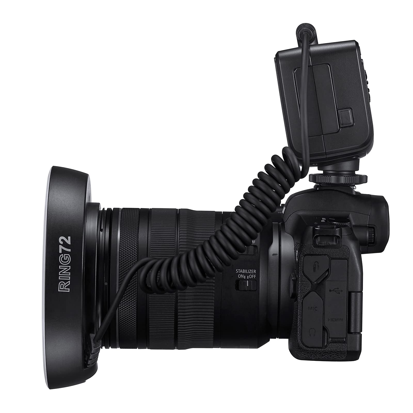 GODOX RING72 Macro Ring Light 5600K LED Luce Ad Anello 8W CRI 96 TLCI 97 con 49mm 52mm 55mm 58mm 62mm 67mm 72mm 77mm Anello Di Adattatore A Lenti