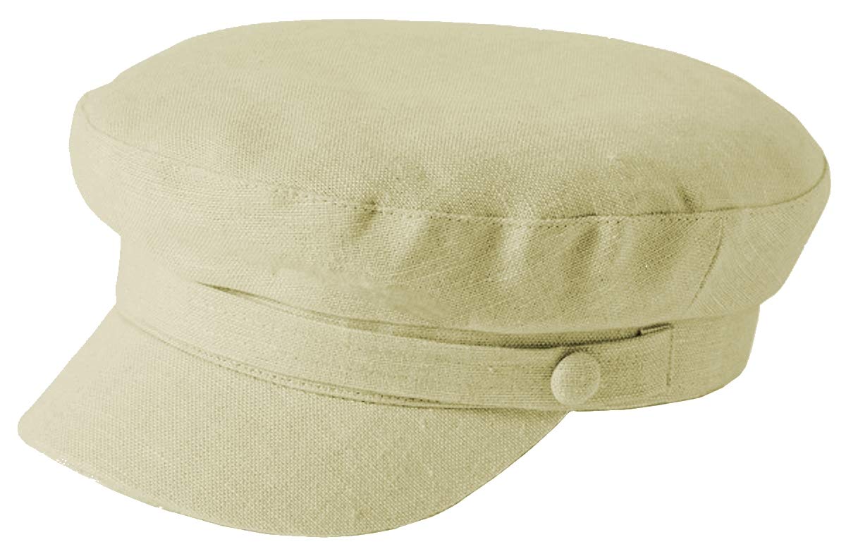 Failsworth Millinery Irish Linen Mariner in Natural, Size: Large (59cm)