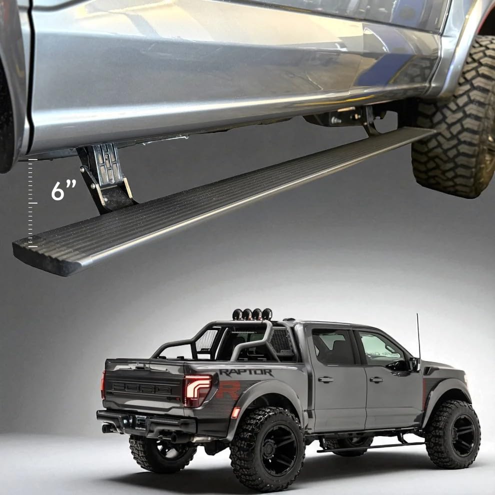 Estribos eléctricos retráctiles SoFlo para F150 2015-2026 miniatura 3