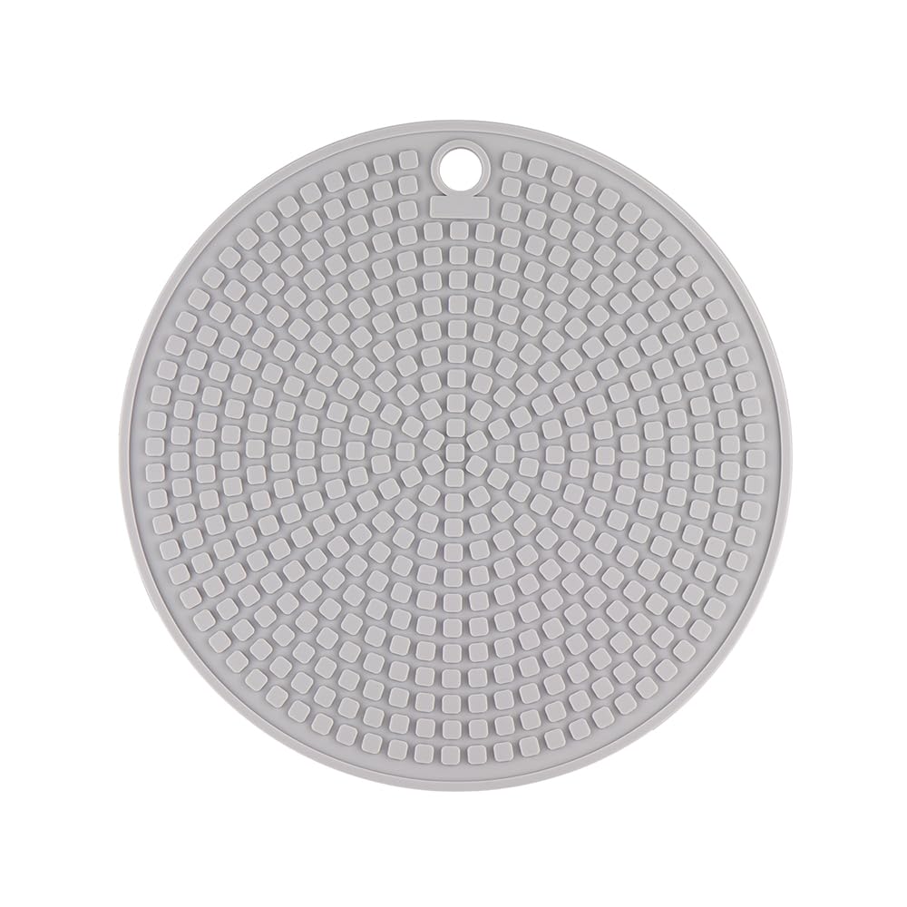 Royalford Silicone Trivet Mat RF12277 Square Hot Pads Heavy Duty Hot Pot Holder Pads Coasters, Easy Wash Dry Perfect for Modern Home decorazione Décor Non Slip Base Heat Resistant 18cm x 4mm Thickness