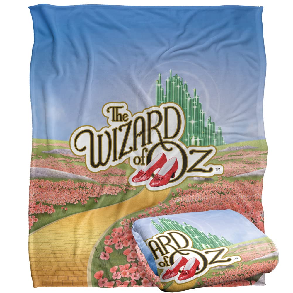 Warner Brothers The Wizard of Oz Throw Blanket - Silky Touch - White - 152 x 127 cm