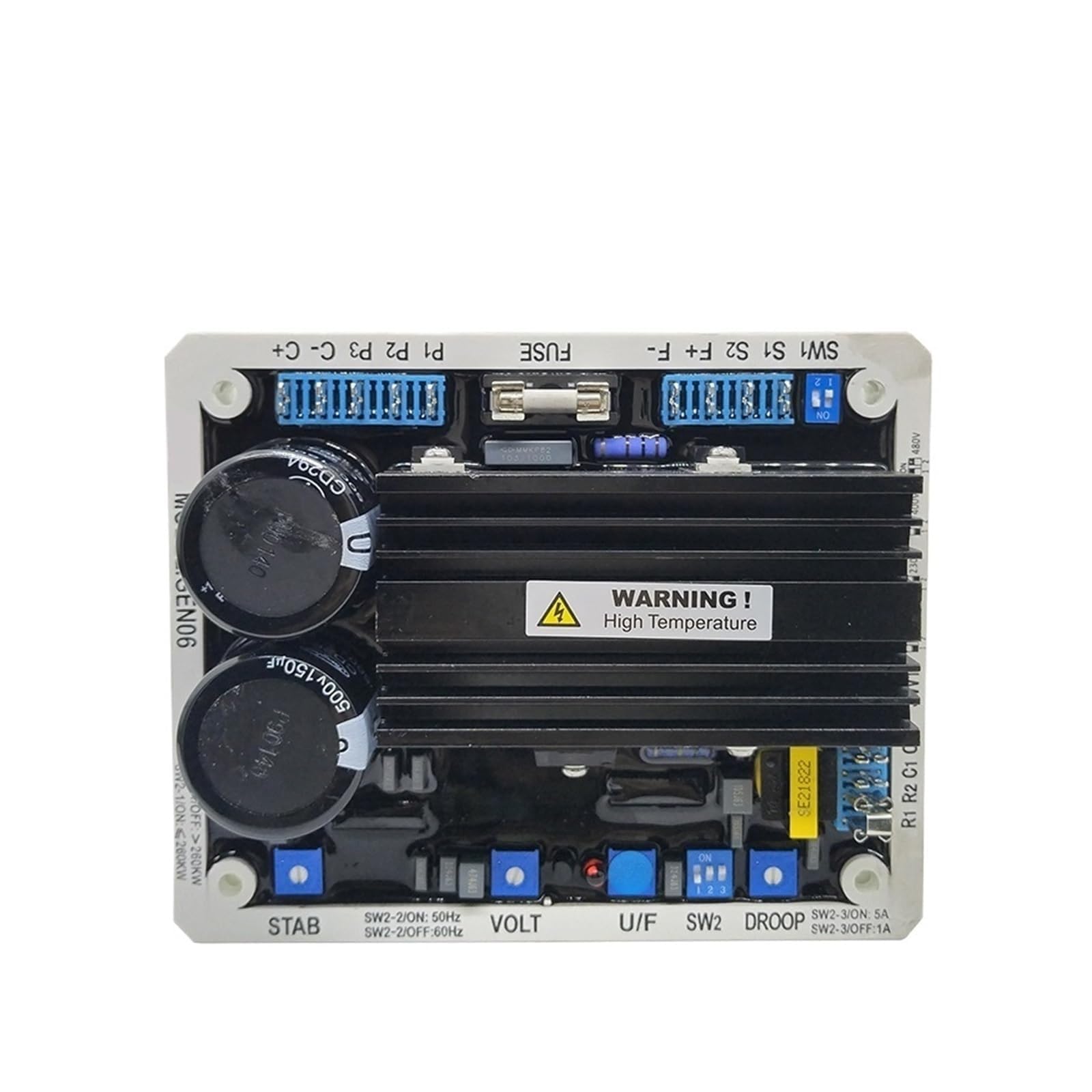 CBRBLCIUL 1pcs GEN06 Automatic Voltage Regulator AVR Control Module Diesel Generator Set Stabilizer Electrical Parts(Copy)