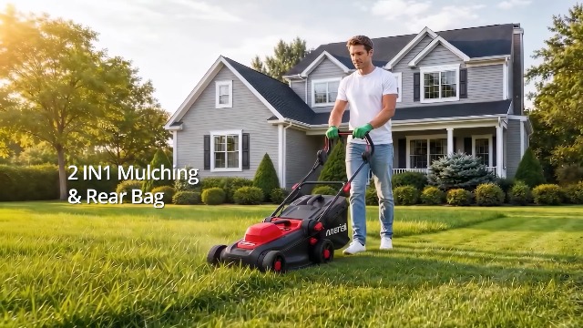 ameri Amazon.com: AMERISUN 14-Inch Corded Electric Lawn Mower, 12.5 Amp
