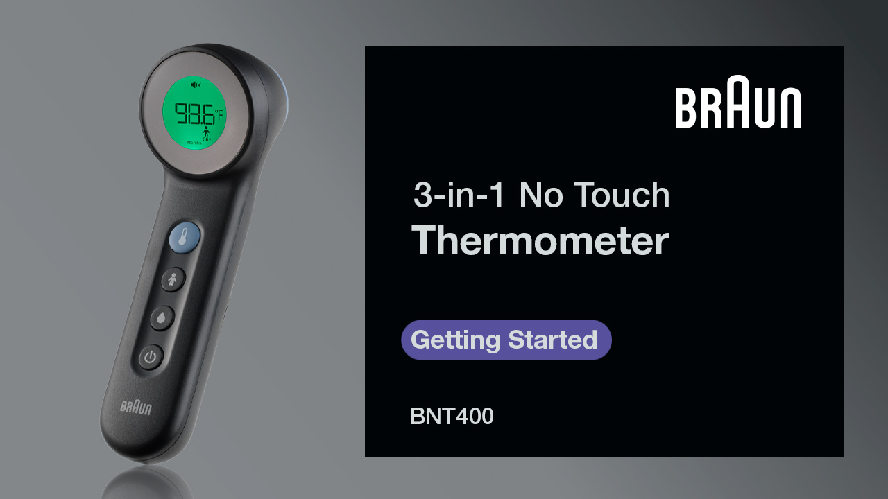 Image of Braun Sensian 7 Forehead 3-in-1 Non-Contact Infrared Thermometer, Age Precision Technology, Color-Coded Digital Display, Baby and Child Friendly, No. 1 Brand Recommended by Pediatricians