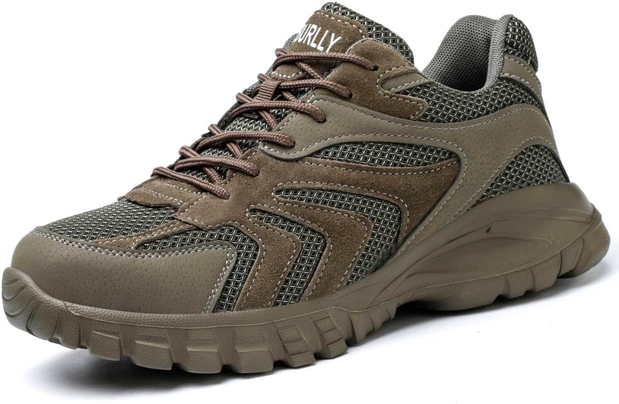 Asiman Steel Toe Shoes for Men Women Indestructible Steel Toe Sneakers Mesh Lightweight Safety Shoes Puncture Proof Work Shoes