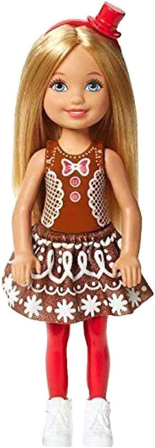 Chelsea Dolls Barbie Christmas in Gingerbread Dress