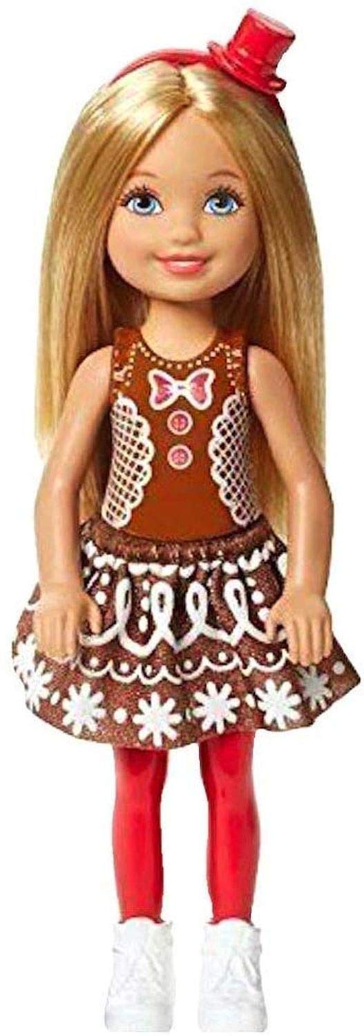 Chelsea Dolls Barbie Christmas in Gingerbread Dress