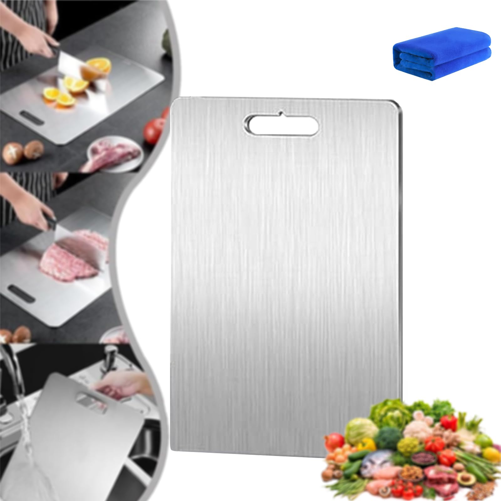 Planche à découper en titane : préparez vos repas de famille sur une surface saine