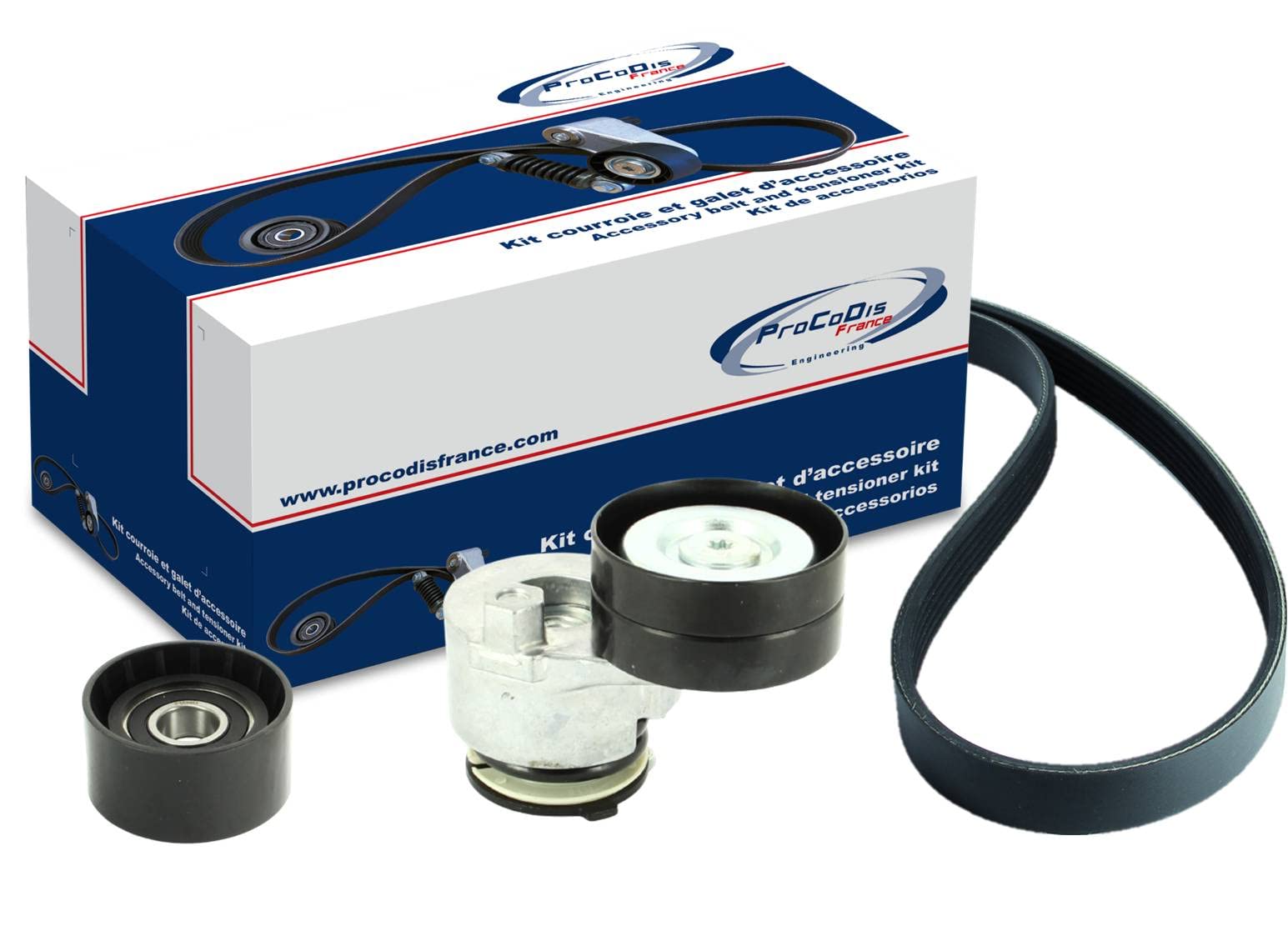 Kit Galet et Courroie Striée Procodis France KGA4005