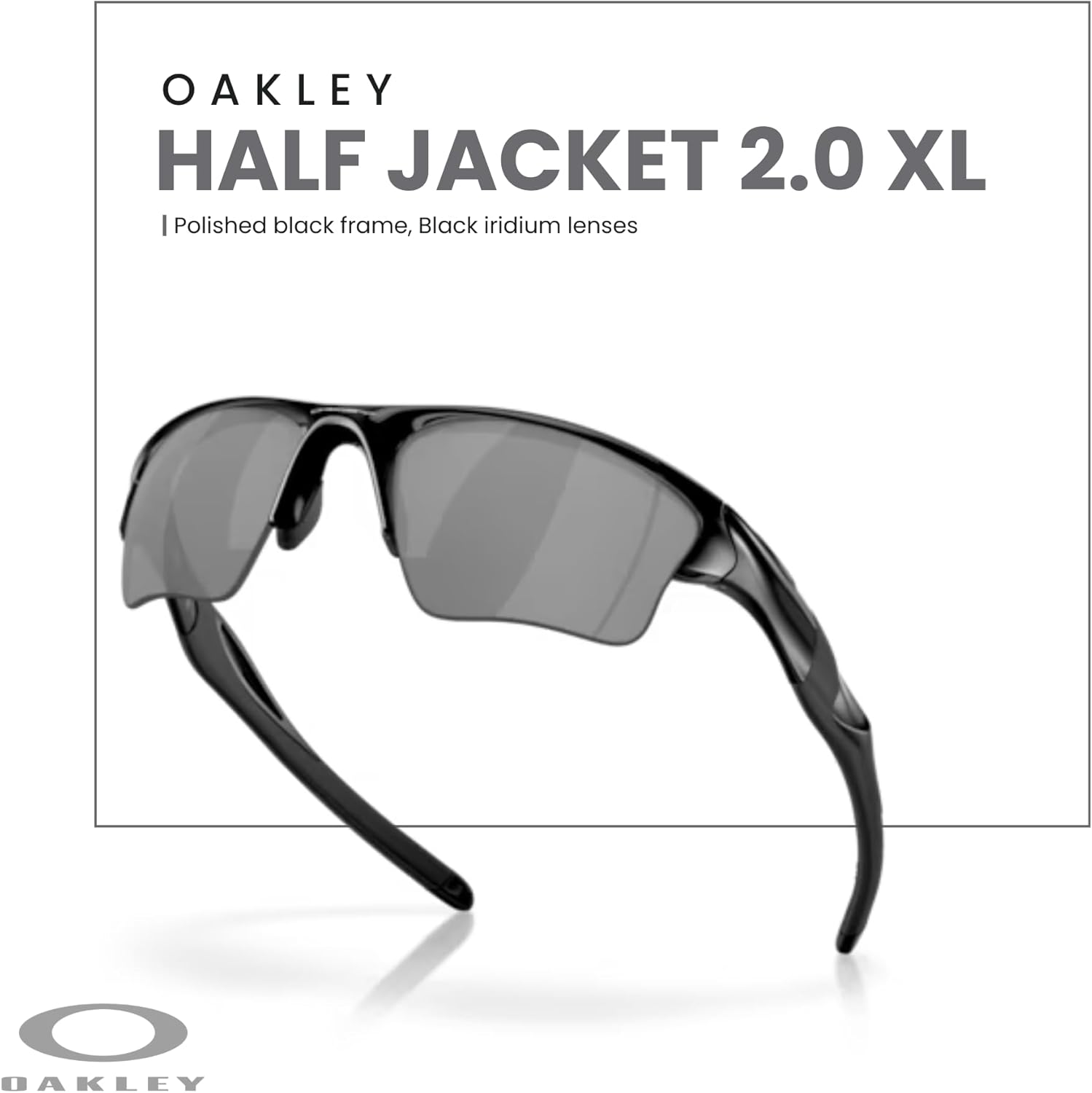 OAKLEY Half Jacket 2.0 XL OO9154 Rectangular Sunglasses For Men+ Bundle Accessory Leash Kit, Microfiber Pouch - Image 5