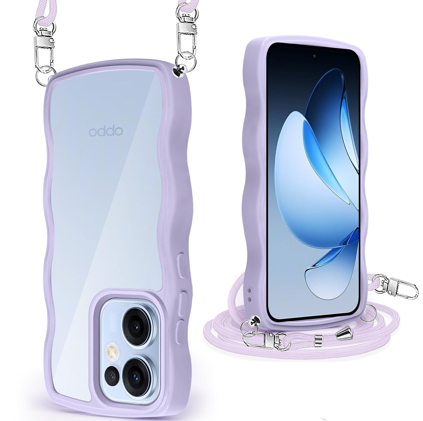 Amazon.co.jp: OPPO Reno13 A ケース クリア ショルダー
