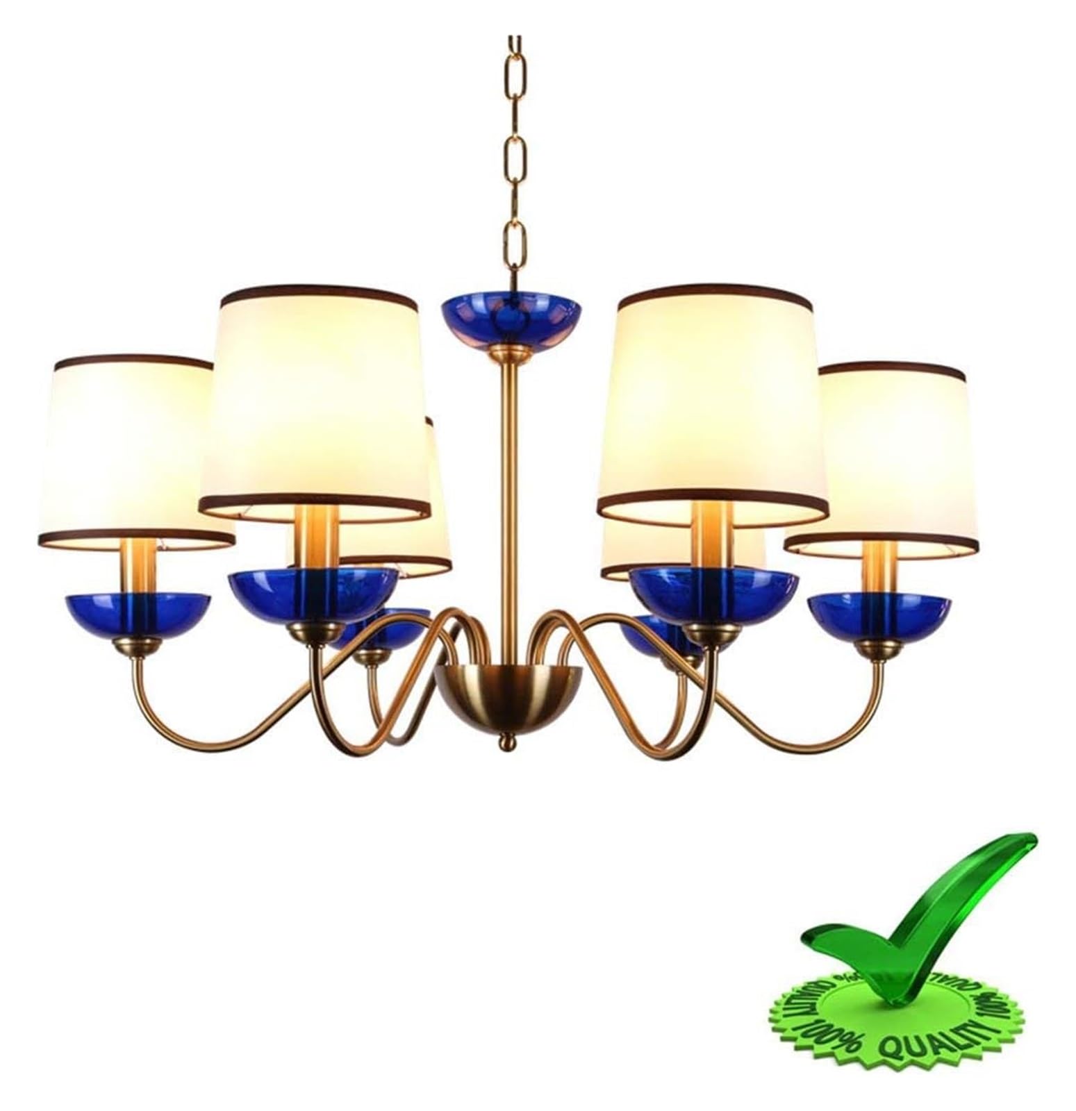 Luxurious Retro Light Compatible with Bedroom, Dining Room Any Indoor E14 Chandelier/Hanging Lamp/Ceiling Light,Warm Light