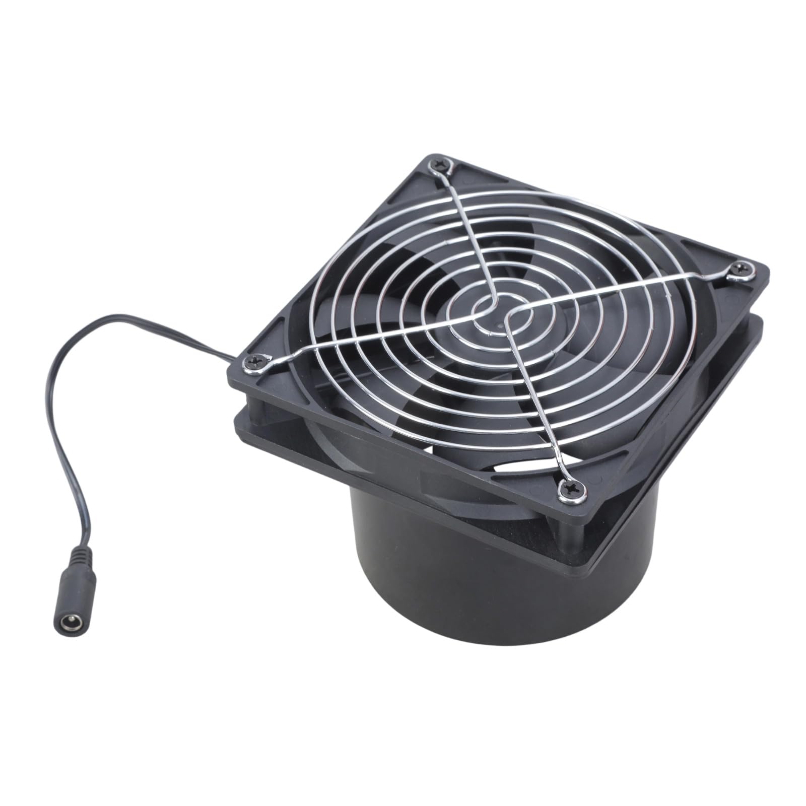 12V 12cm Exhaust Fan Home Quiet Inline Duct Fan Industrial Bathroom Kitchen Ventilation for Bathroom Kitchen Powerful Ventilation Exhaust Blower