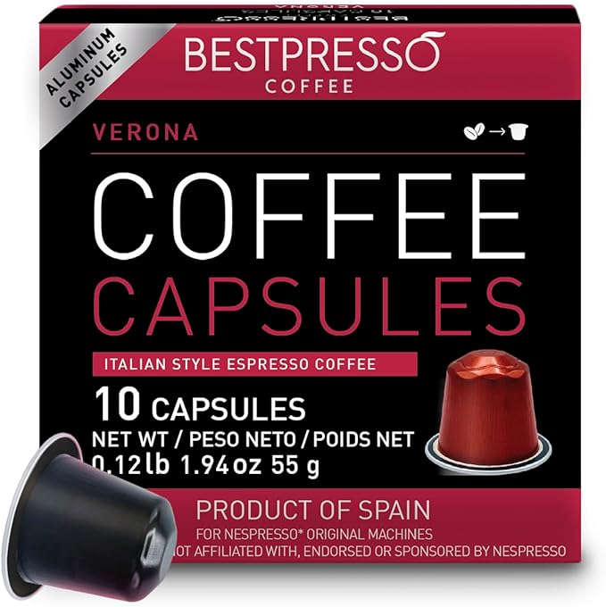 Bestpresso Coffee for Nespresso Original Machine 120 pods Certified