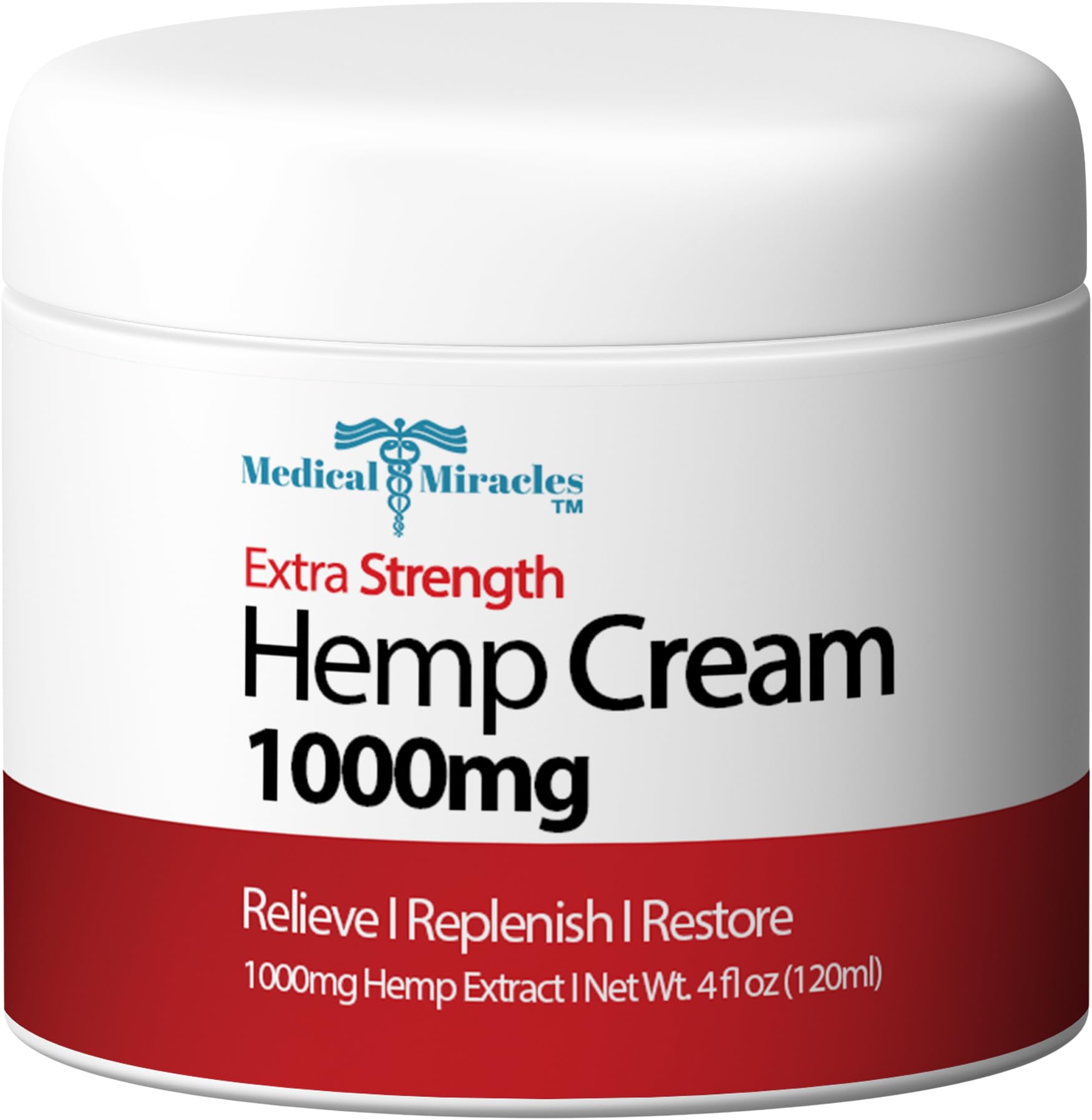 Medical Miracles Hemp Cream 1000mg