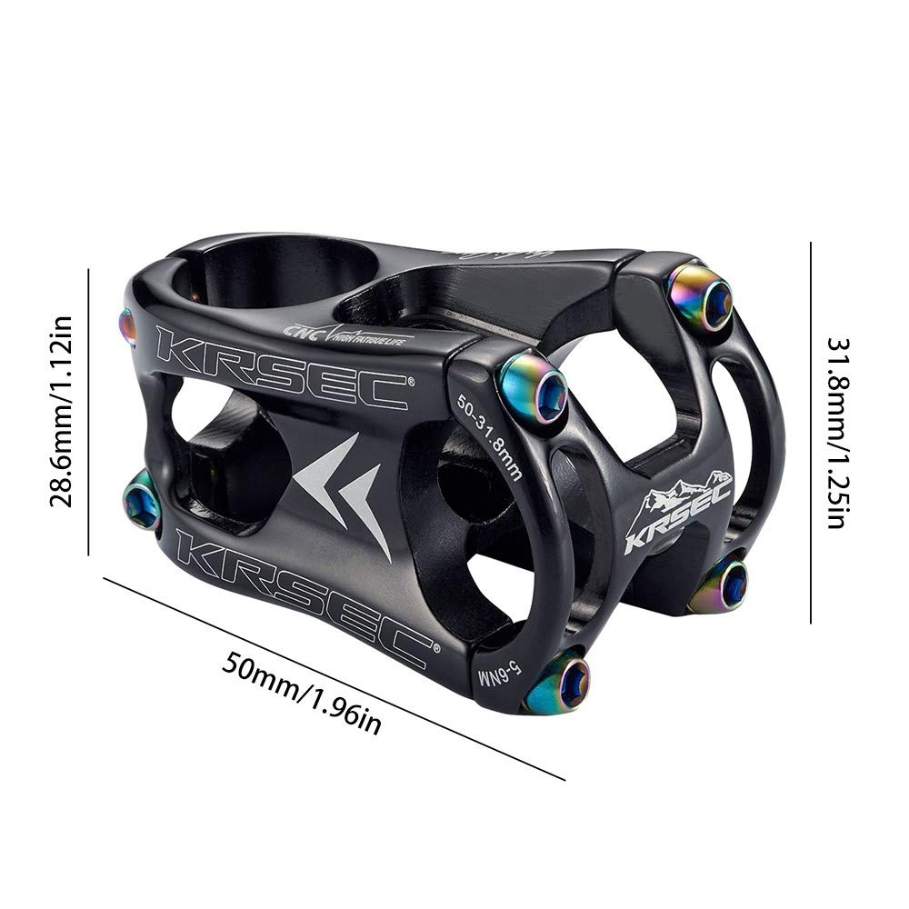 MiOYOOW Ahrrad adapter wysokości kierownicy ze stopu aluminium, 31,8 mm, przedłużenie kierownicy do roweru górskiego, przedłużenie kierownicy Riser Sport na świeżym powietrzu akcesoria do jazdy na rowerze