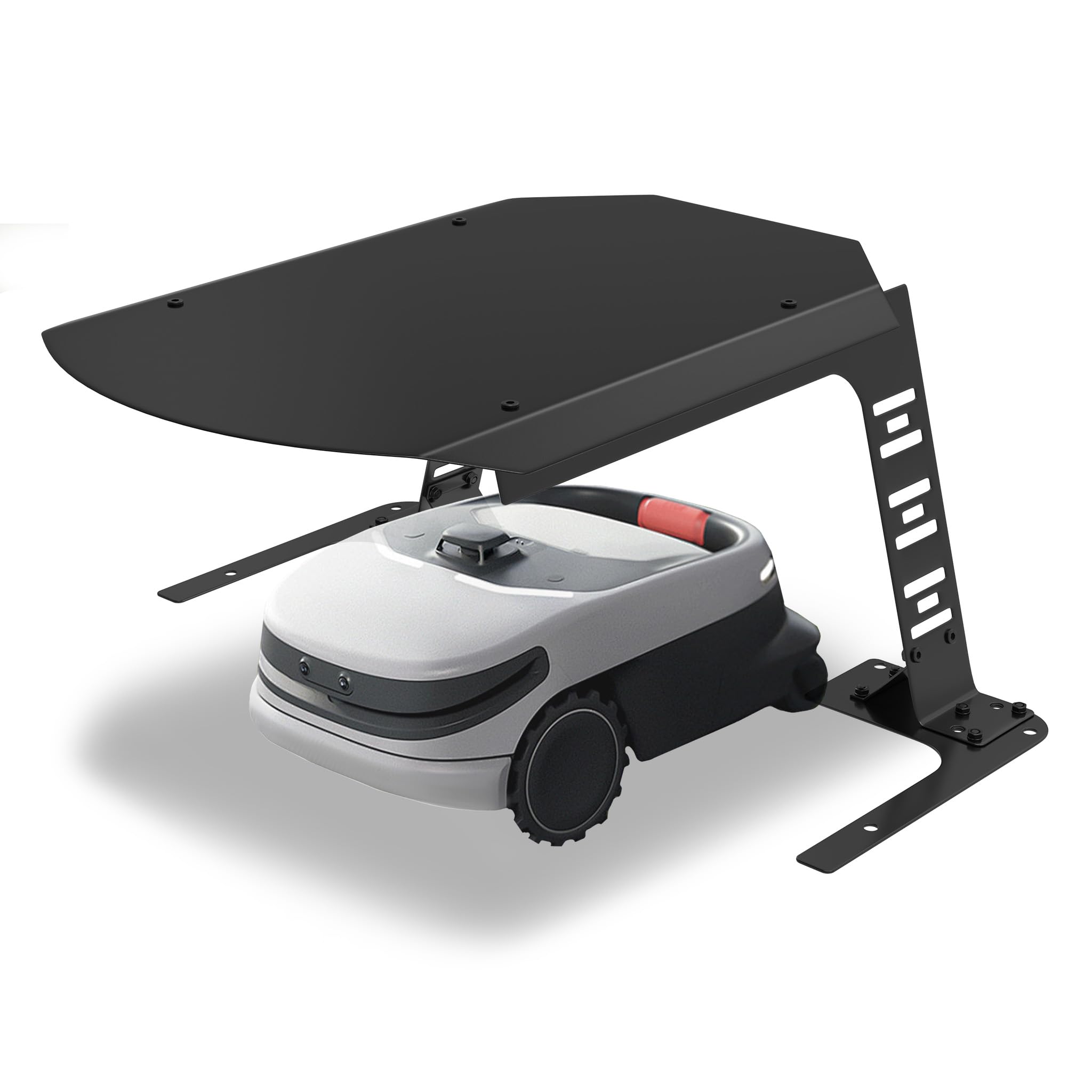 NAIZY Robot tosaerba giardino garage tetto auto coperto in metallo copertura copertura tosaerba protezione contro pioggia, grandine e raggi UV 77 x 94 x 36 cm