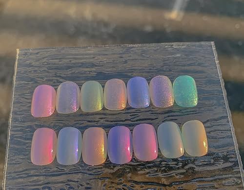 Miniatura 2 de PINNI Shell - Esmalte de uñas de gel con purpurina para manicura semipermanente LED UV esmalte de uñas de gel brillante polarizado 13 colores pastel