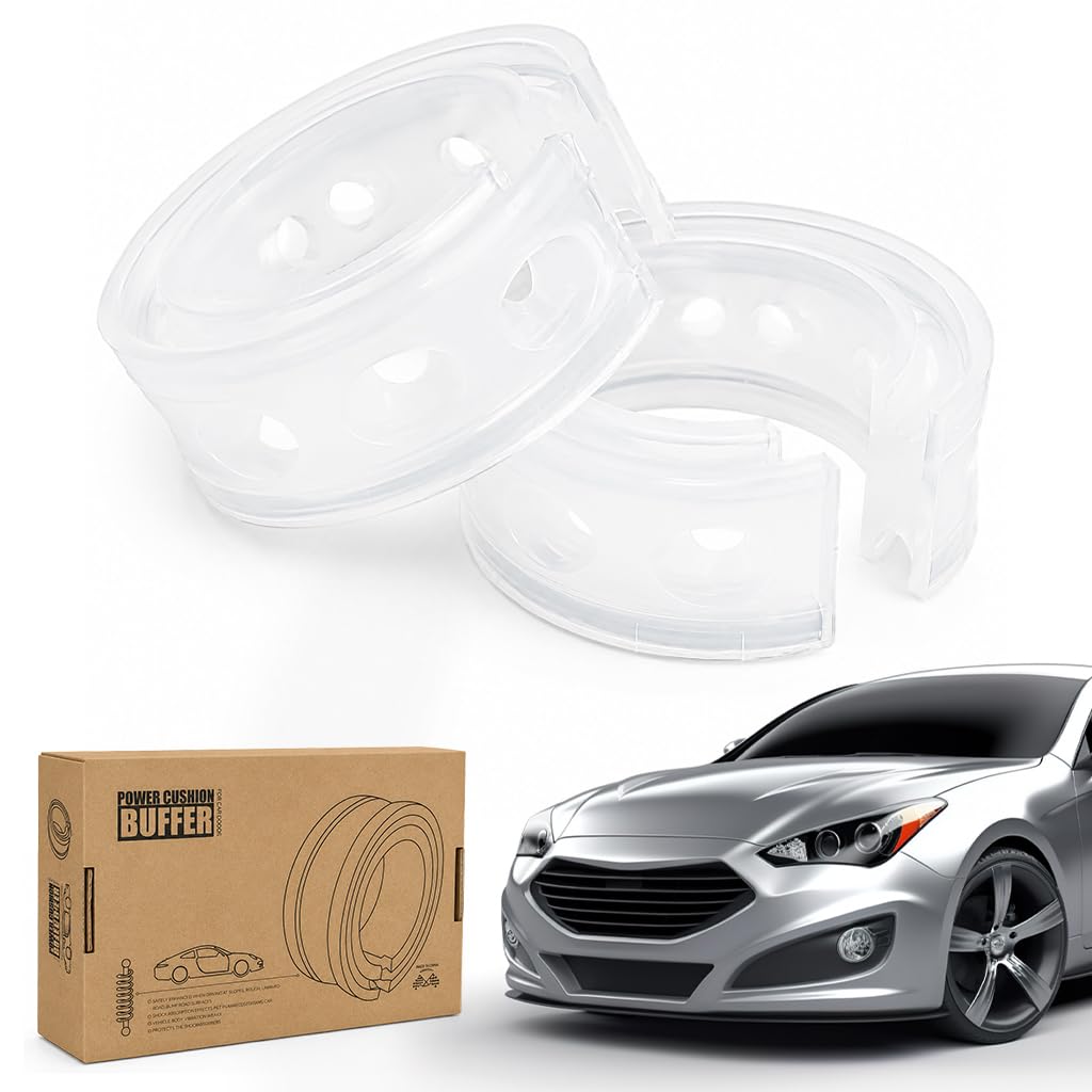 STHIRA® Car Shock Absorber Spring Buffer Cushions for Improved Stability-image-1
