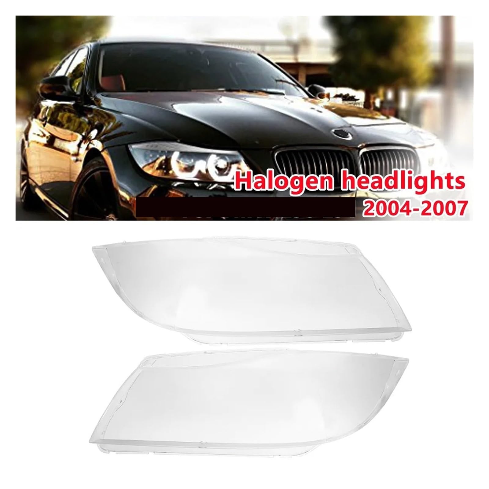 Bmw E91 Tuning Paar Scheinwerferglas Klar Scheinwerfer Halogen Für