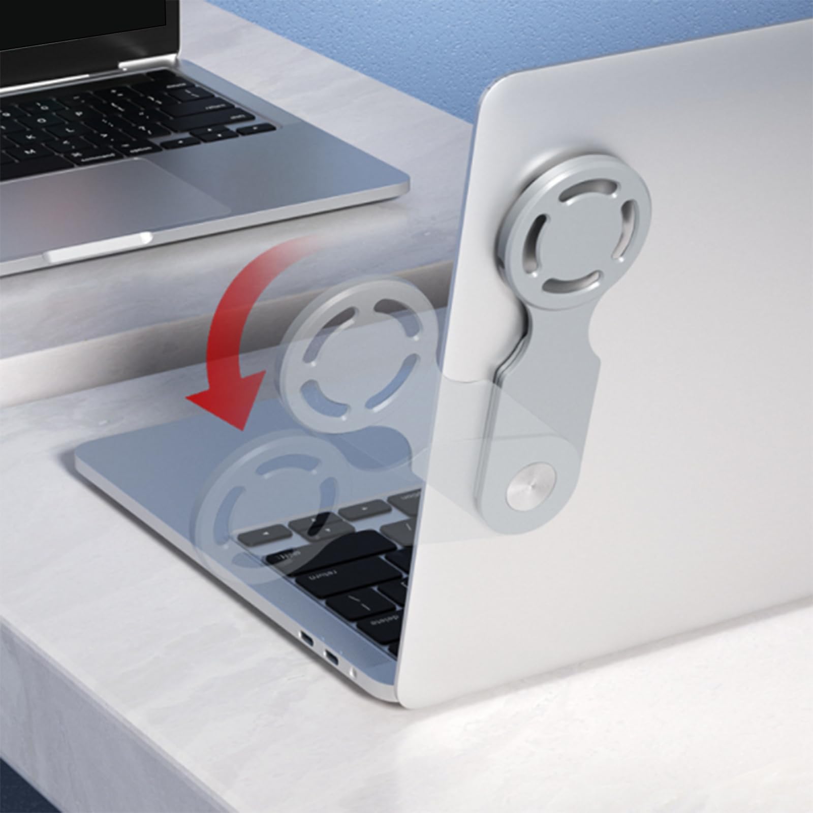 New Laptop Portable Holder 2 in 1 for Smart Folding Phone Bracket Screen Side Mount Stan