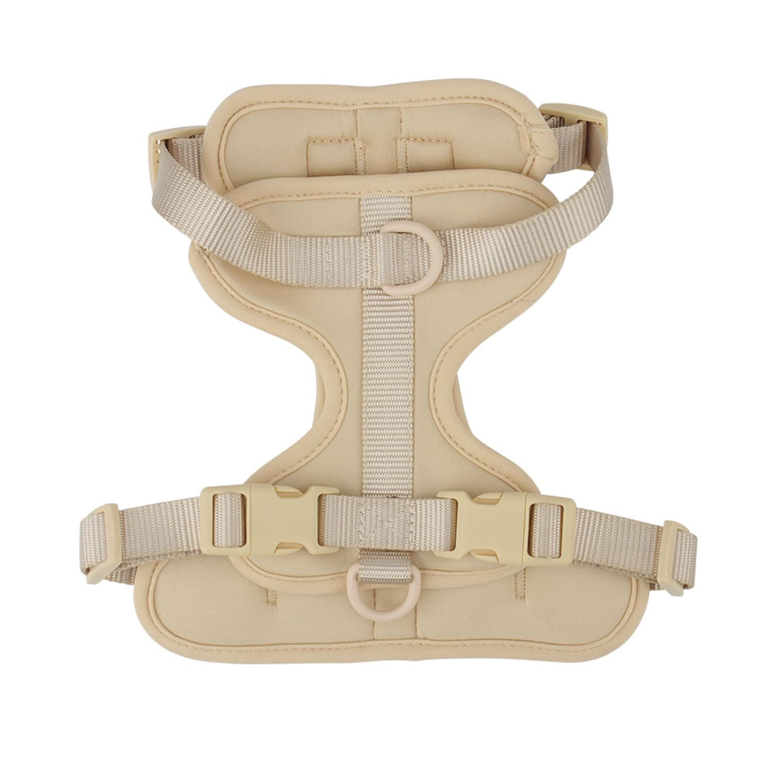Breathable Lightweight Dog Harness Adjustable Pet Chest Strap Outdoor Walking Training Dog Harness Waterproof Dog Swimming Harness,Beige,L