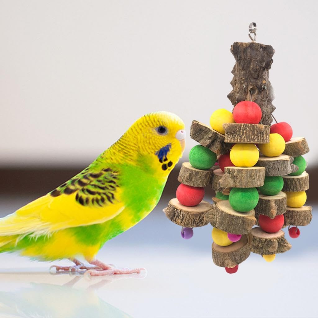 F Fityle Jouets pour Oiseaux Variés à Déchiqueter, Perruches, Inséparables, Perroquets, Perruches Ondulées pour Branches